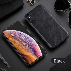 Luxury Ultra Light Soft Silicone Shockproof Leather Case For iPhone X XR XS MAX 8 7/Plus