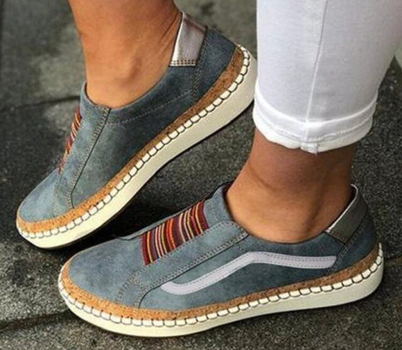 New Arrival Vintage Style Fashion Women's Round Toe Casual Shoes